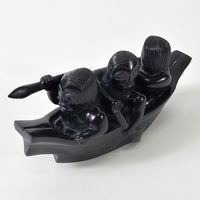 Haida Canoe - Argillite Sculpture