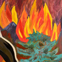 Lightning Beings - Oil on Canvas