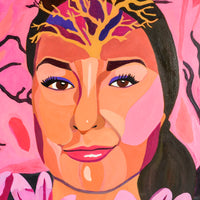 Mother Nature Works to Stop Global Warming - Oil on Canvas