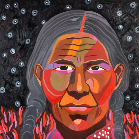 Star Nations Woman - Oil on Canvas