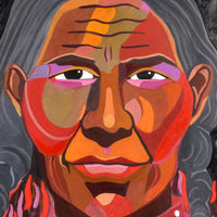 Star Nations Woman - Oil on Canvas