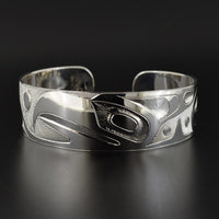 Eagle and Whale - Silver Bracelet