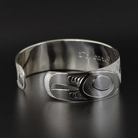 Eagle and Whale - Silver Bracelet