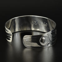 Raven Becoming Human - Silver Bracelet