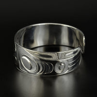 Raven Becoming Human - Silver Bracelet