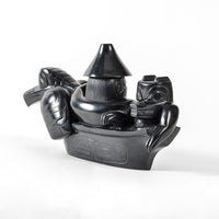 Canoe - Argillite Sculpture