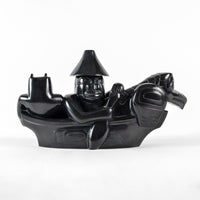Canoe - Argillite Sculpture