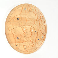 Teachings of Mother Orca - Yellow Cedar Panel