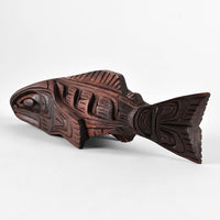 Salmon - Red Cedar Sculpture
