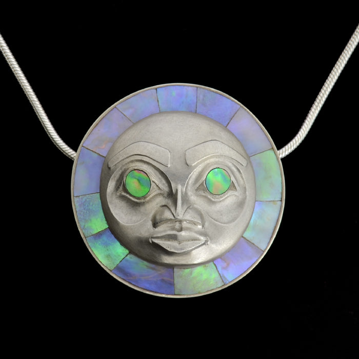 Moon - Silver Pendant