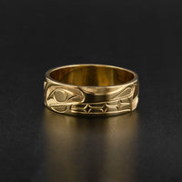 Wolf - 14k Gold Ring