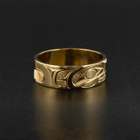 Wolf - 14k Gold Ring