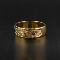 Wolf - 14k Gold Ring