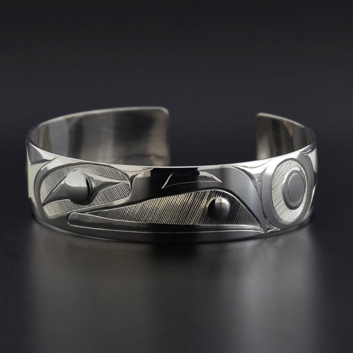 Raven and the Light - Silver Bracelet