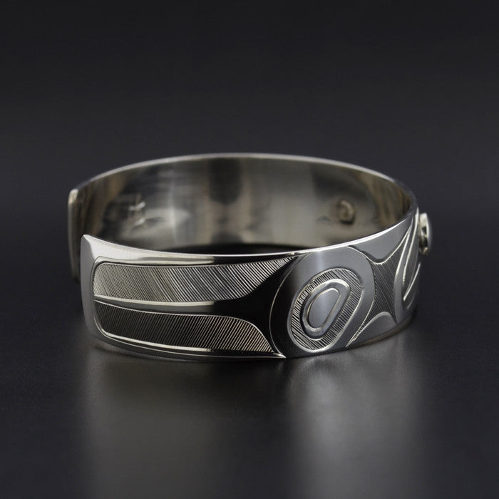 Raven and the Light - Silver Bracelet