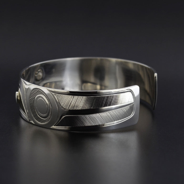 Raven and the Light - Silver Bracelet