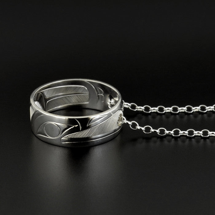 Ravens - Silver Necklace