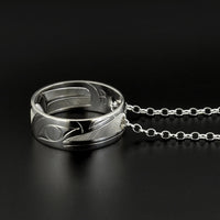 Ravens - Silver Necklace