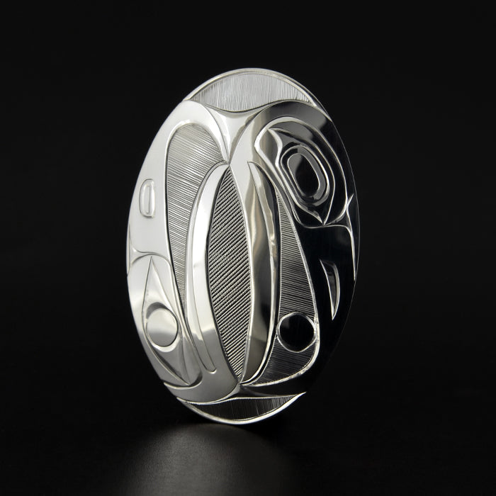 Eagle and Raven - Silver Pendant