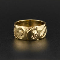 Hummingbird - 14k Gold Ring
