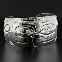 Bear and Frog - Silver Bracelet