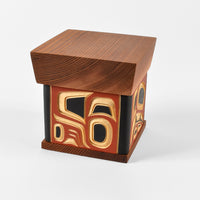 Raven - Carved Cedar Bentwood Box