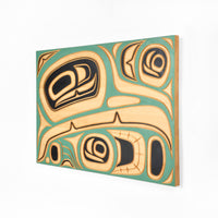 Raven - Yellow Cedar Panel