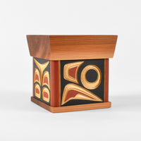 Salmon - Carved Cedar Bentwood Box