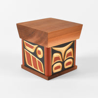 Salmon - Carved Cedar Bentwood Box