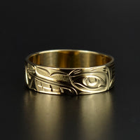 Wolf - 14k Gold Ring