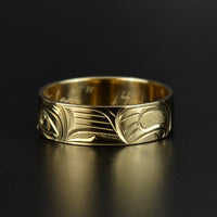 Wolf - 14k Gold Ring