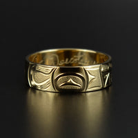 Wolf - 14k Gold Ring
