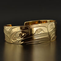 Raven and Eagle - 14k Gold Bracelet