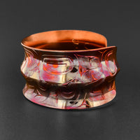 Raven Eating Salmon Berries - Copper Bracelet