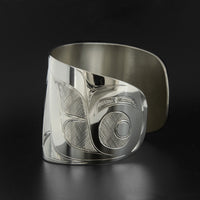 Eagle Swims in the Sea - Silver Bracelet
