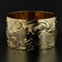 Eagle, Whale, Frog, Hummingbird, Salmon - 14k Gold Bangle