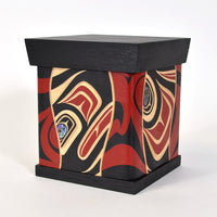 Eagle - Bentwood Box with Abalone Inlays