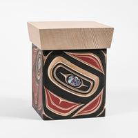 Abstract - Cedar Bentwood Box with Abalone