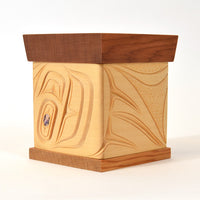 Eagle - Bentwood Box with Abalone Inlays