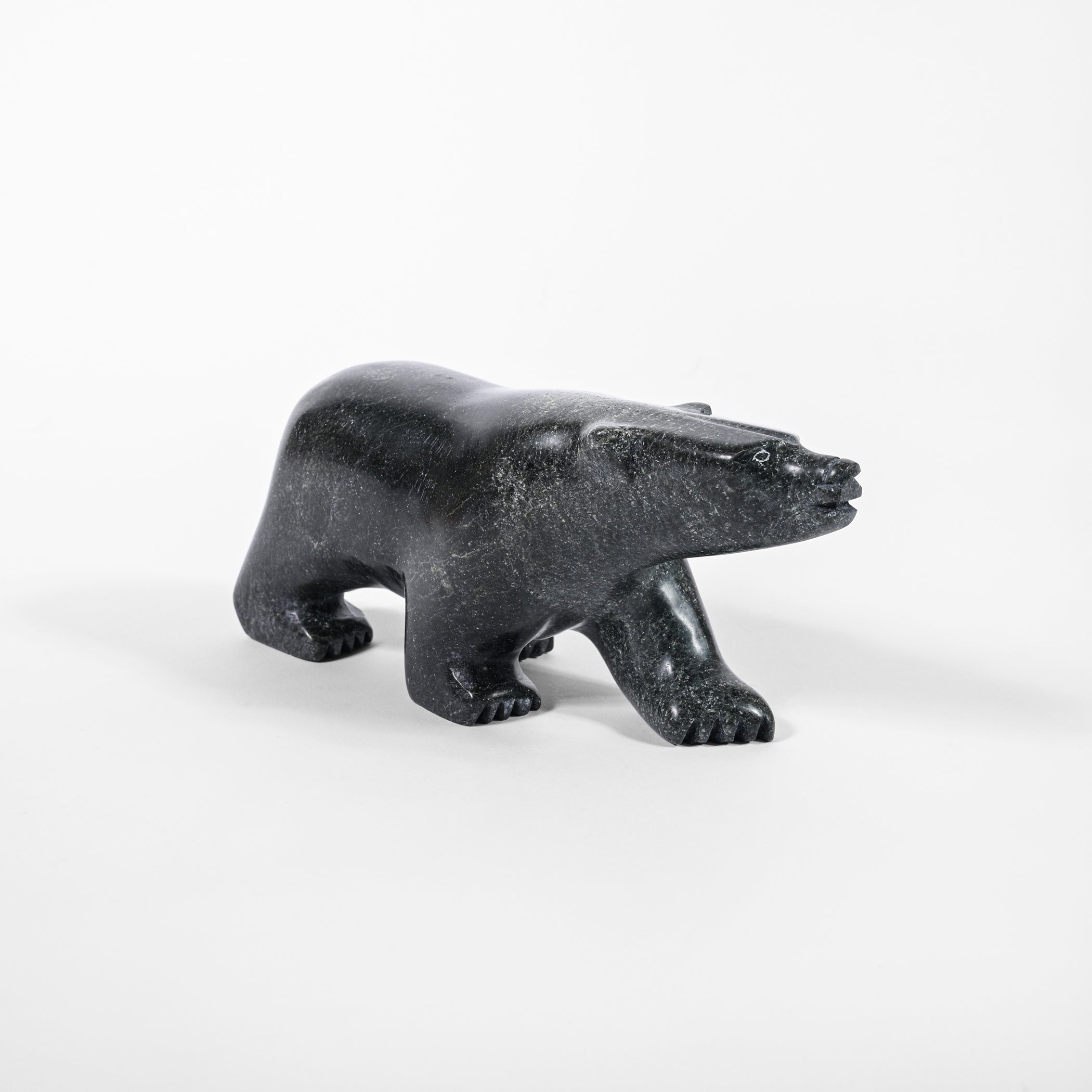 Polar Bear - Stone Sculpture – Lattimer Gallery