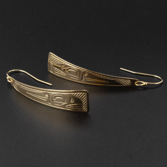 Killerwhale - 14k Gold Earrings