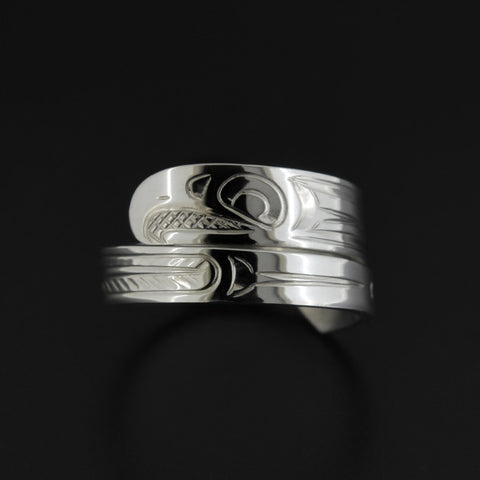 Eagle - Silver Wrap Ring