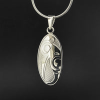 Assorted Designs - Silver Oval Pendant