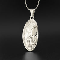 Assorted Designs - Silver Oval Pendant