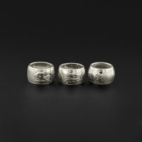 Assorted Designs - Silver Totem Bead