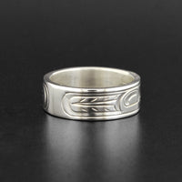 Killerwhale - Silver Ring with Topaz