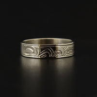 Wolf - 14k White Gold Ring