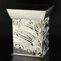 Frog, Black Bear and Mouse Woman - Silver Box