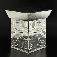 Frog, Black Bear and Mouse Woman - Silver Box