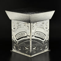 Frog, Black Bear and Mouse Woman - Silver Box